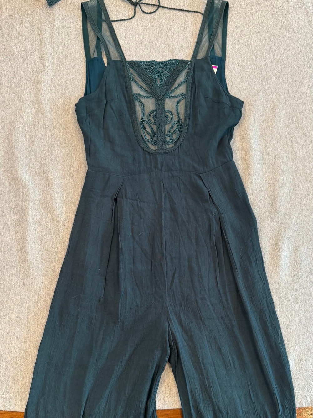 Free People Teal One Piece Romper